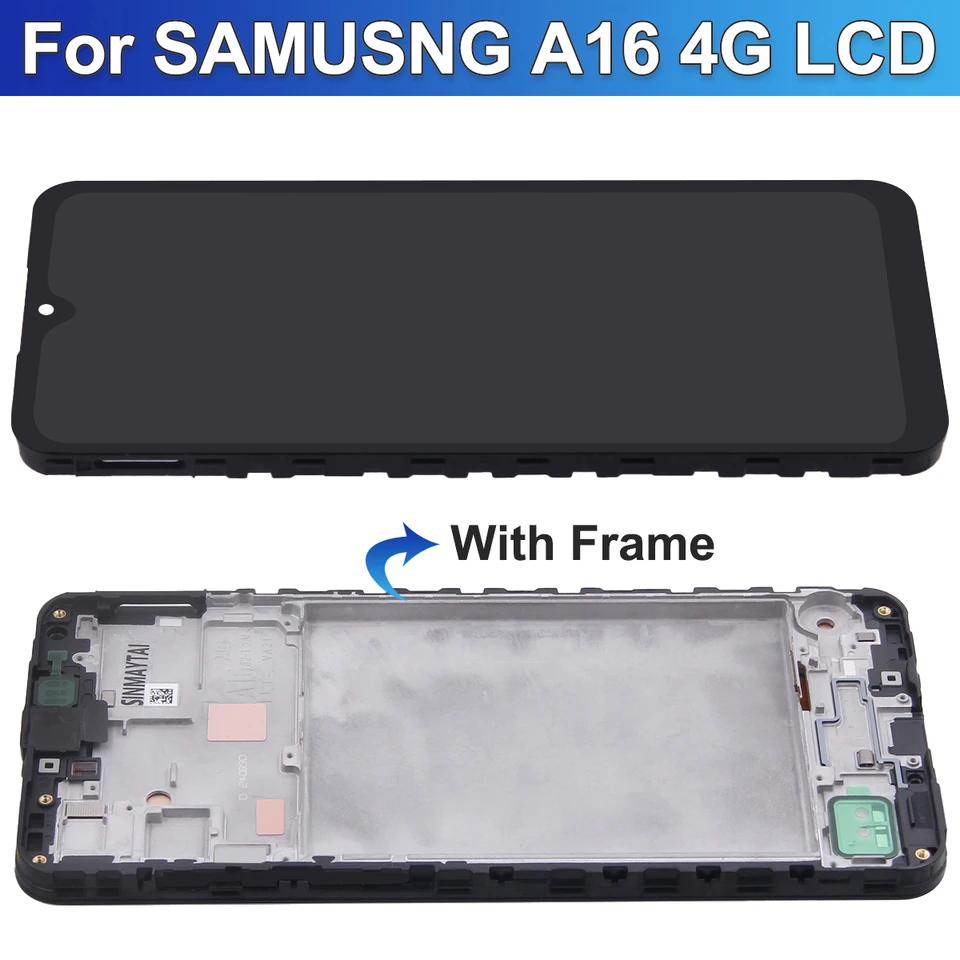 Pantalla LCD 100% probada para Samsung A16 4G SM-A165F, pantalla táctil y digitalizador para Samsung A16 5G A166 SM-A166B 5