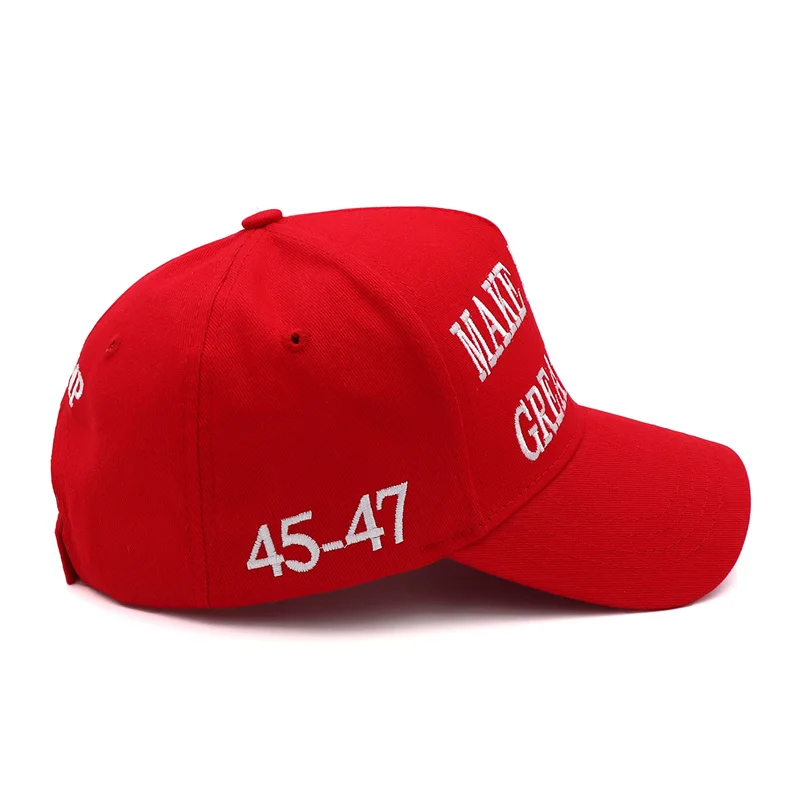 Casquettes de baseball américaines avec broderie, Donald Trump 2024, MAGA Snapback, chapeau du président, grande taille, vente en gros, livraison directe, nouveau