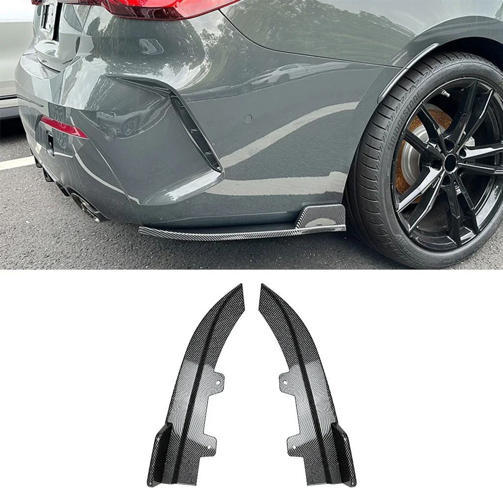 For BMW 4 Series G22 G23 M Sport 2020 2021 2022 2023 2024 Rear Bumper Lip Diffuser Side Splitter Spoiler Body Kit Car Styling