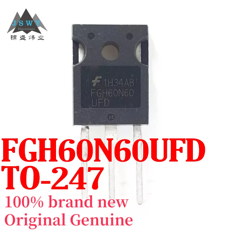 

(5/50pcs) FGH60N60UFD FGH60N60 TO-247 Integrated Circuit IC Original Stock Electronics Large Inventory Free Shipping