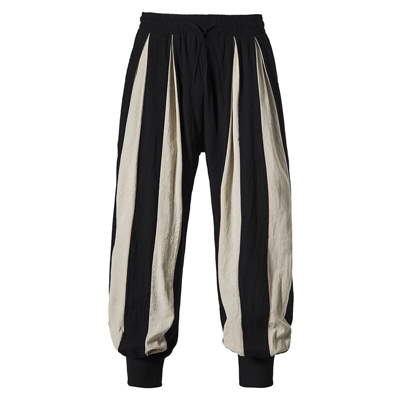 Renaissance Medieval Costume Men Pirate Circus Clown Cosplay Halloween Knight Trousers Gothic Viking Joggers Casual Haren Pants