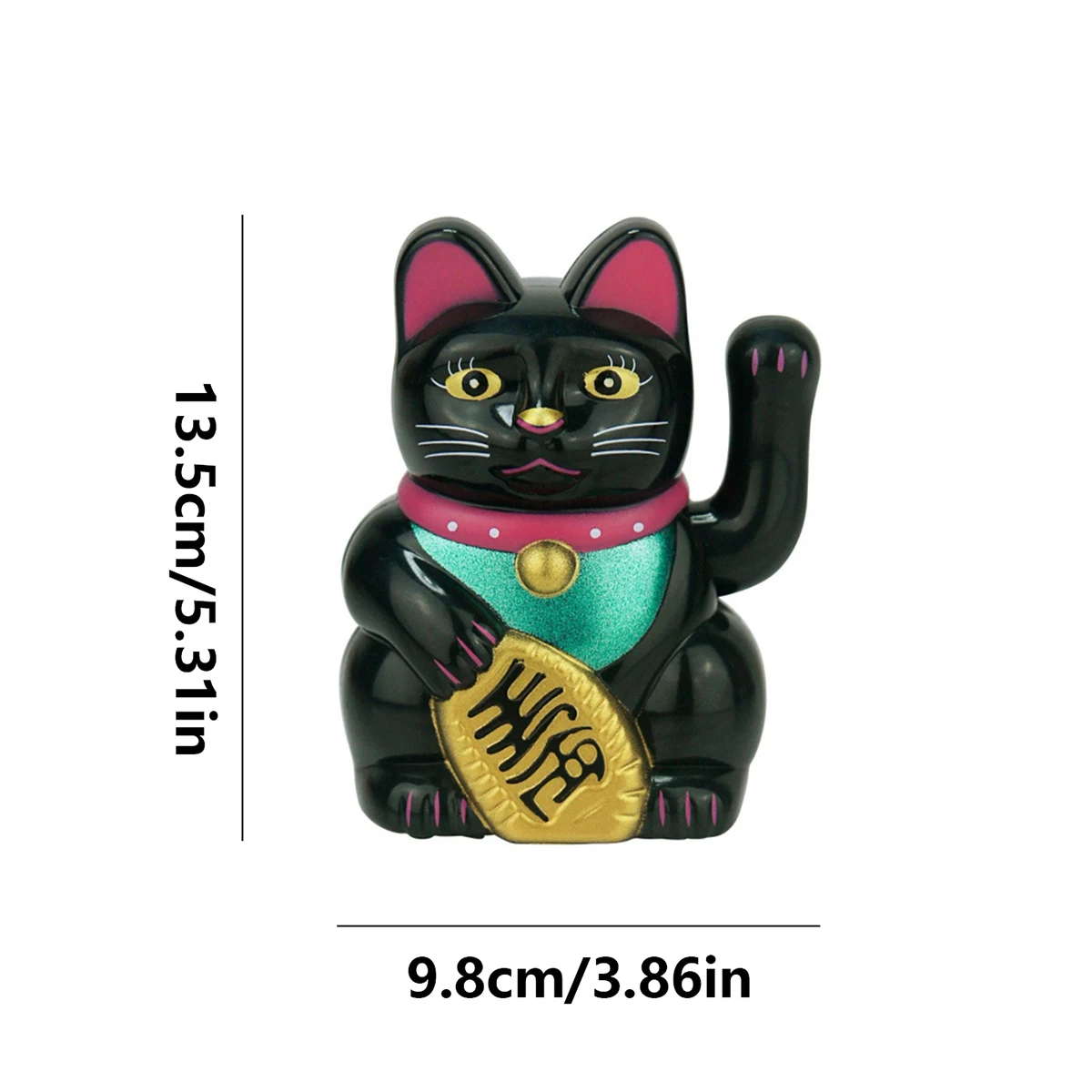 Gelukskat decoratie zwaaiende arm beeldje voor huis auto ornamenten kassa nieuw winkel openingsgeschenk