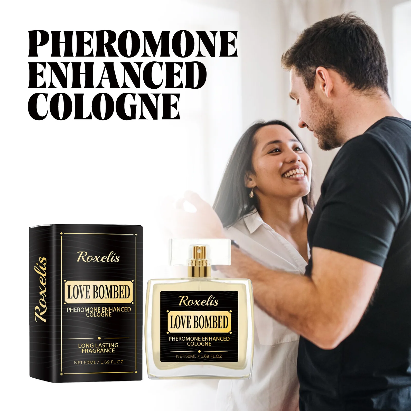 50ml Perfumes Originales Para Hombre High Quality Bold Attraction Confidence Infused Long Lasting Pheromones Scent Spray