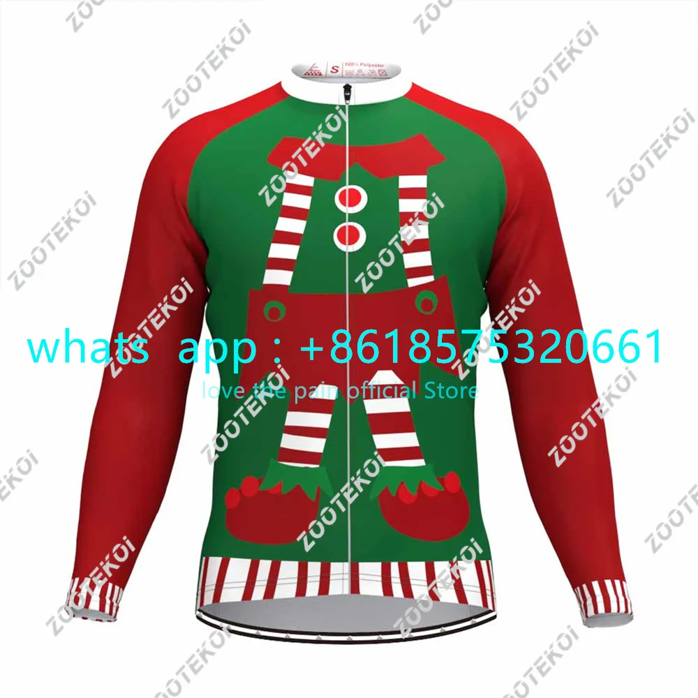 

Christmas gifts Men Winter Cycling Jersey Thermal Fleece Cycling Jersey Hot Warm Bicycle Clothing MTB Road Bike Jackets 2025