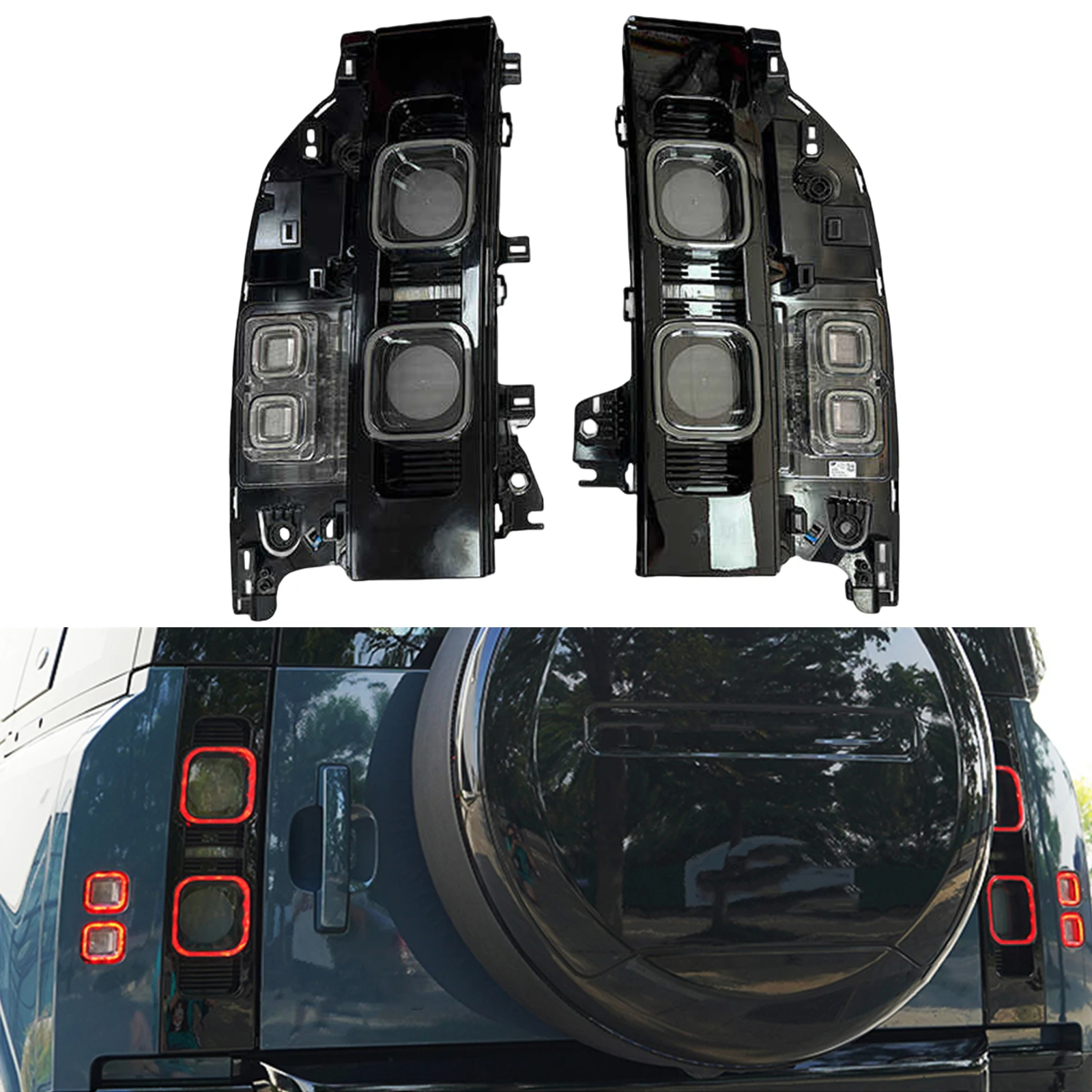 

Car Tail Light LED Turn Signal Reverse Brake Lamp Assembly For Land Rover Defender 2020-2024