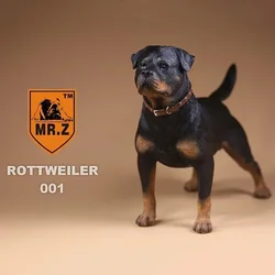 Mr.Z 1/6 Simulation Animal Dog Rottweiler Dog Model Toy Gift Model F 12