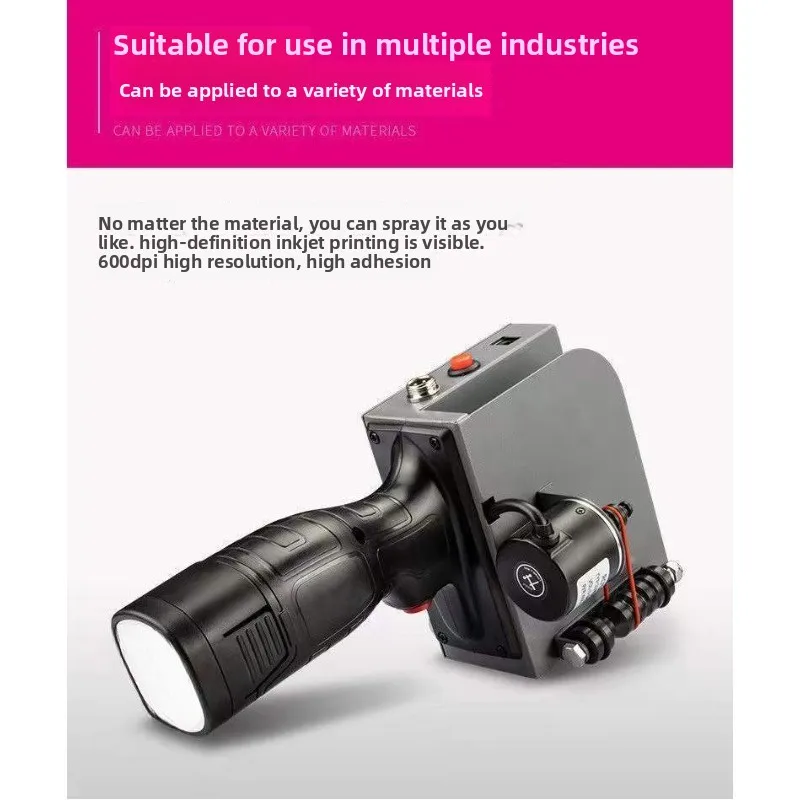 Intelligent handheld inkjet printer, automatic handheld printer with production date