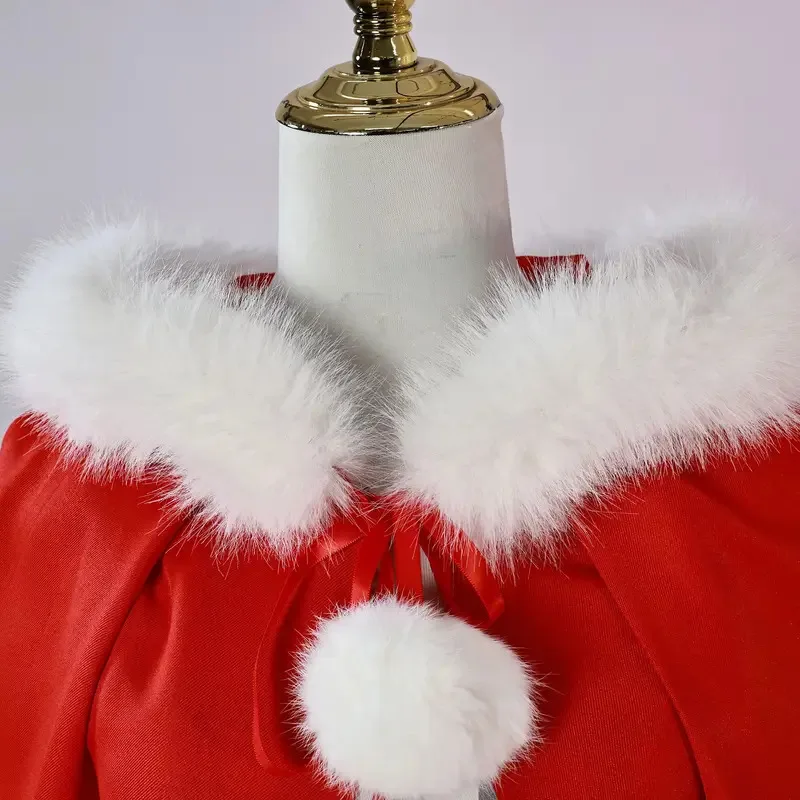 أزياء أنيمي لو التأثيرية سيندي منقوشة فستان عباءة حمراء الزي النساء الاطفال حفلة الهالوين البدلة عيد الميلاد السنة الجديدة Gifta ؛ 2 ، c'4,h.