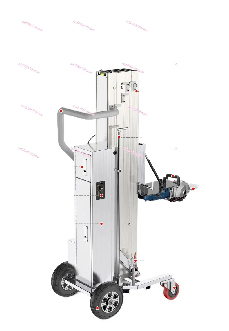 

Automatic slotting machine lifting frame one-time forming dust-free water and electricity installation project wall trough
