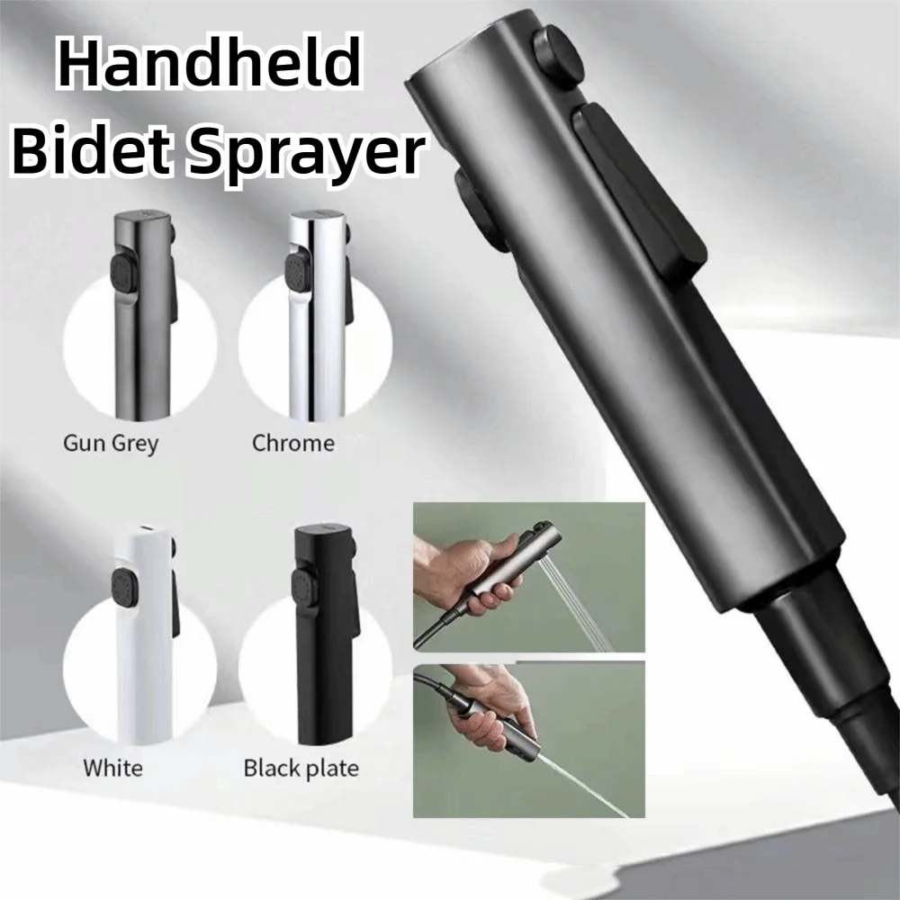 

Water-saving Handheld Bidet Sprayer G1/2 Connector High Pressure Bathroom Shower Head Easy To Install 2 Modes Toilet Douche