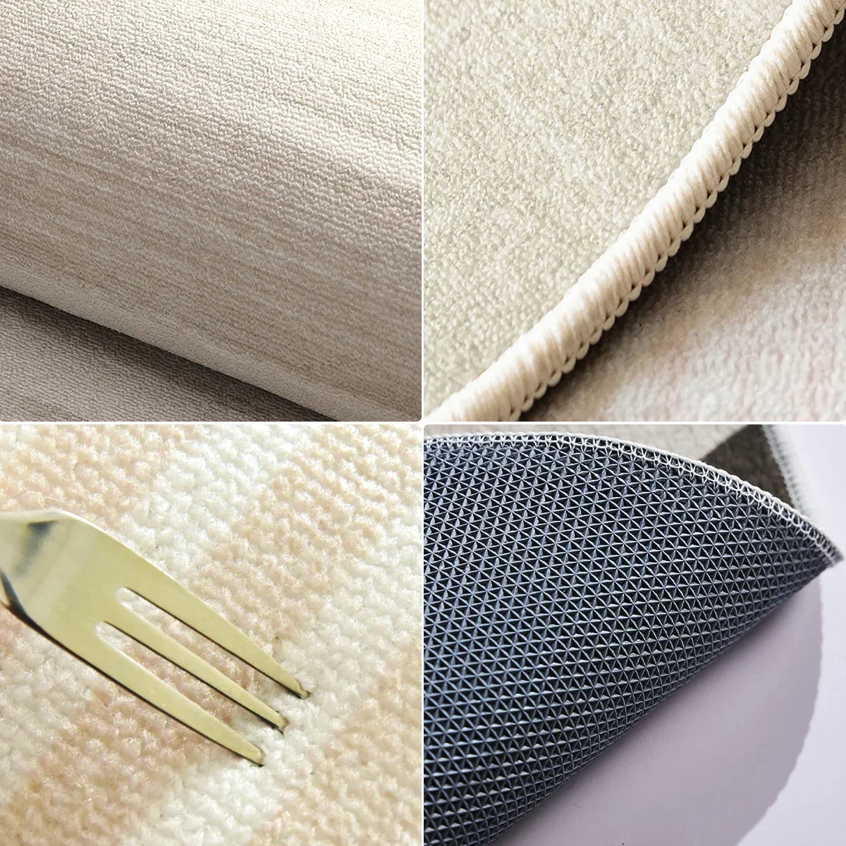 Green Minimalist Carpet for Living Room Large Area Rugs for Bedroom Loop Pile Tpr Soft Floor Mat Cloakroom Rug 카펫 Alfombra Salón view 6