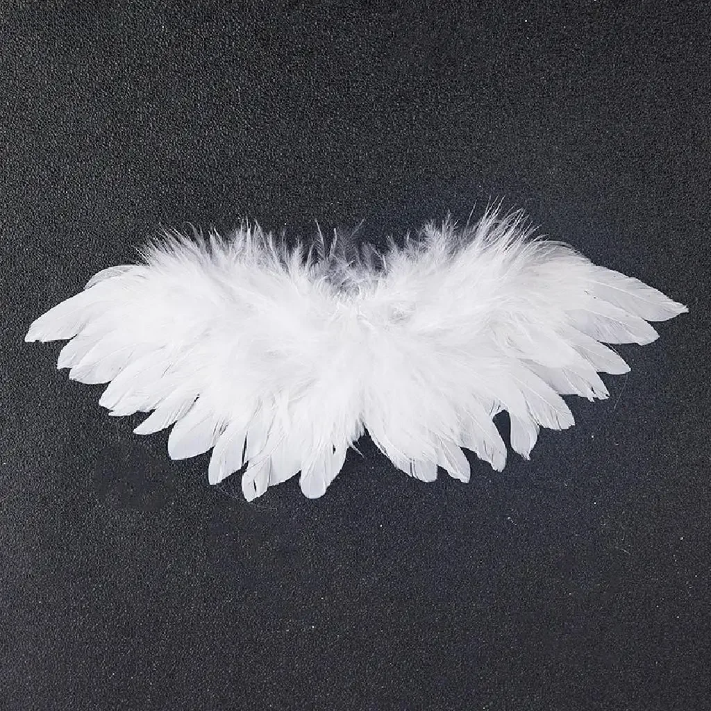 DIY Mini Feather Angel Wing Newborn Props For EXO 1/6 1/4 1/3 BJD for labububu Doll  Wings Accessories Feather Birthday Gift