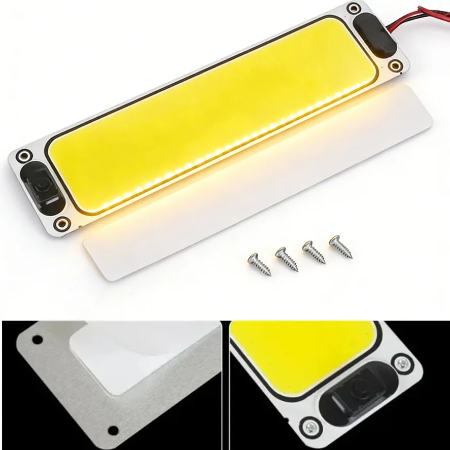 2/1PCS LED Chip 12-90V With Switch Reading Night Light Interior Light Ceiling Lamp With On Off for Van Lorry Truck Camper Boat