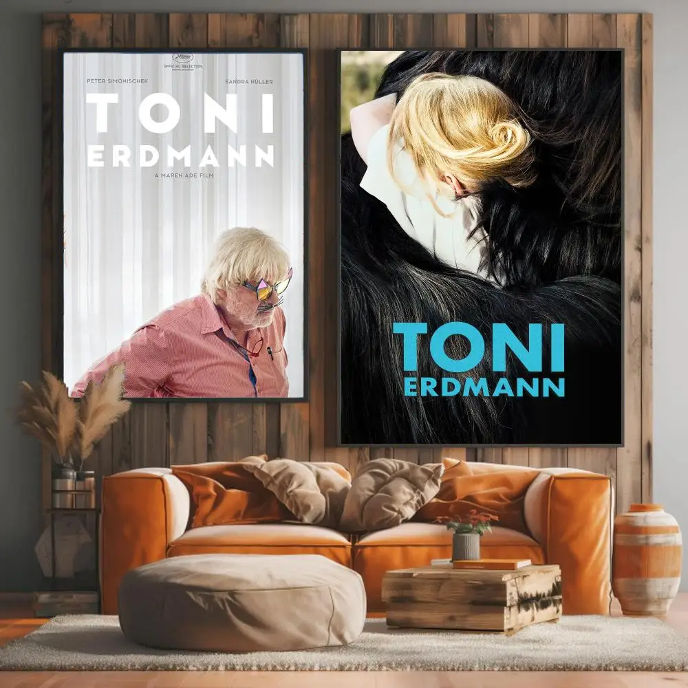 classic movie T-Toni Erdmann-N Painting Calligraphy Elegant Botanical Decor for Living Room Modern Interior Design