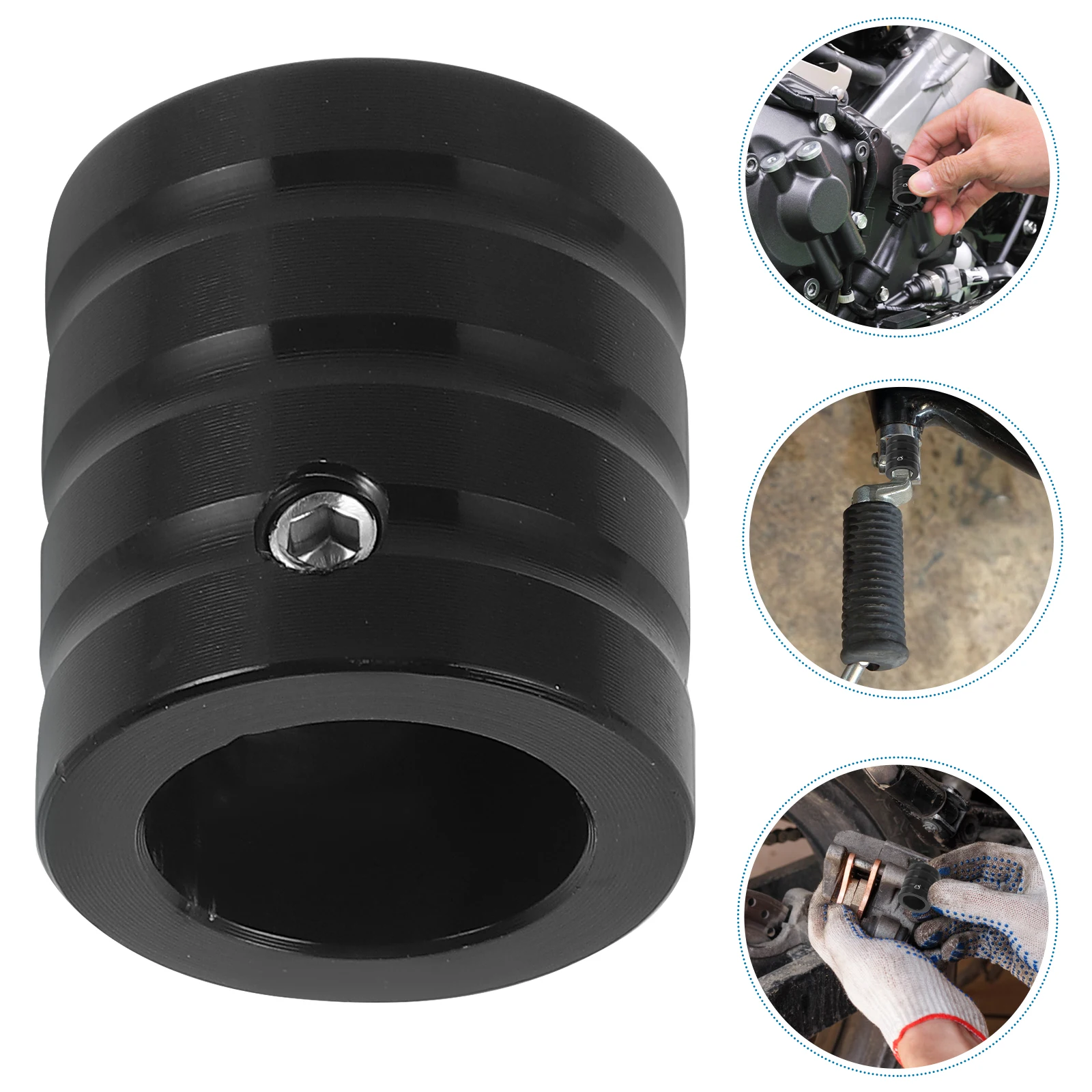 

Aluminum Motorcycle Heel Shift Lever Cover Cap Shift Rod Durable Shifter Cap Stylish Level Protector Accessory Part