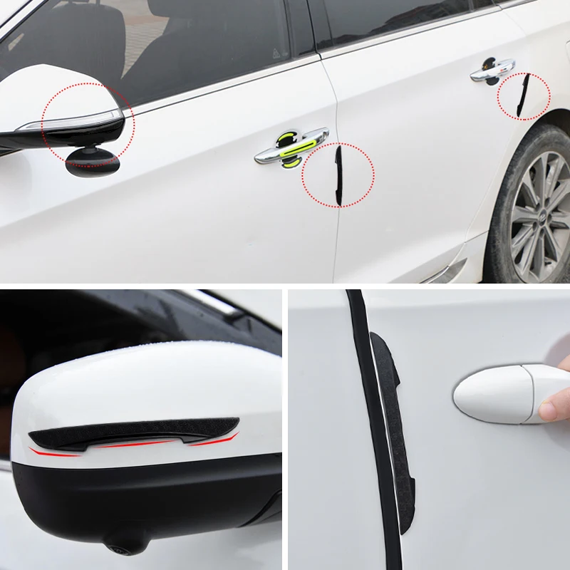 ملصقات للحماية من الاصطدام لحافة باب السيارة ، هيونداي ، هوندا ، بيجو ، مرسيدس بنز ، أمغ ، رينو ، أودي ، أوبل ، مازدا ، نيسان ، جيب ، 4 * *
