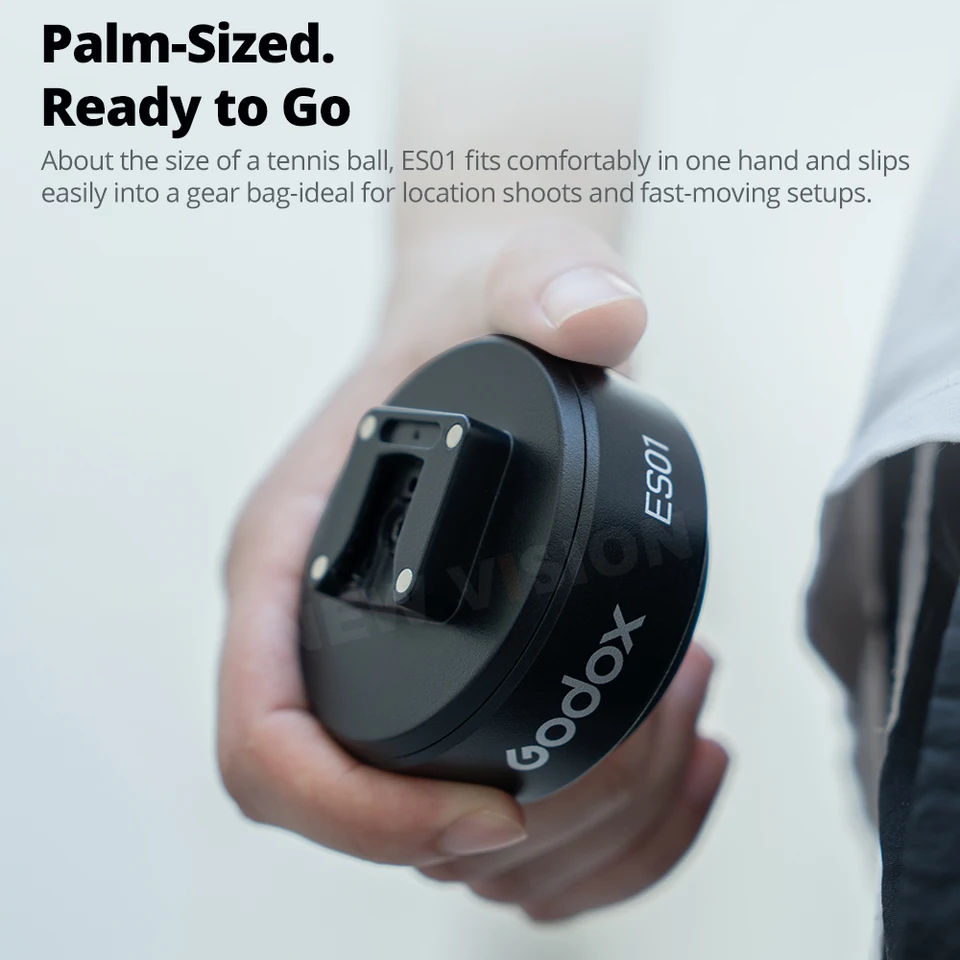 Godox Motorized Suction Holder ES01 ES01 Kit3 Magnetic Cold Shoe Mount for Godox Camera Flash Speedlite LED Light Outdoor Flash
