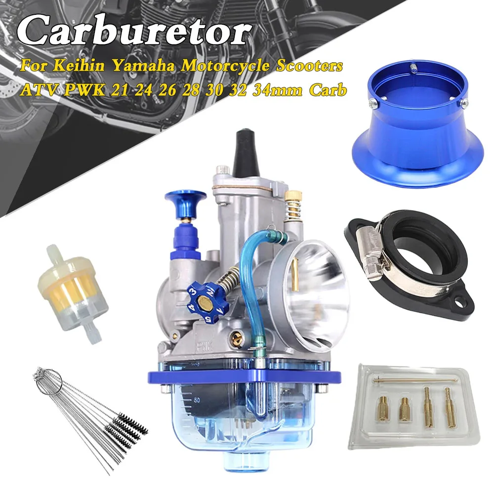 AliExpress FANG ZHENG PWK 21 24 26 28 30 32 34mm Carburetor Universal Mortorcycle Racing Carb for 2T 4T Engine Scooter Motorcycle ATV Quad Pit Bike