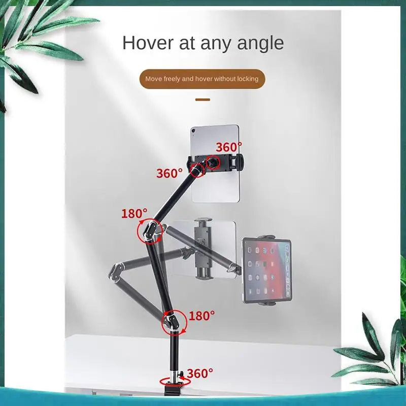 (NEW) 360° Folding Wall Mount Mobile Phone Bracket Angle Adjustable Stretch Tablet Bracket