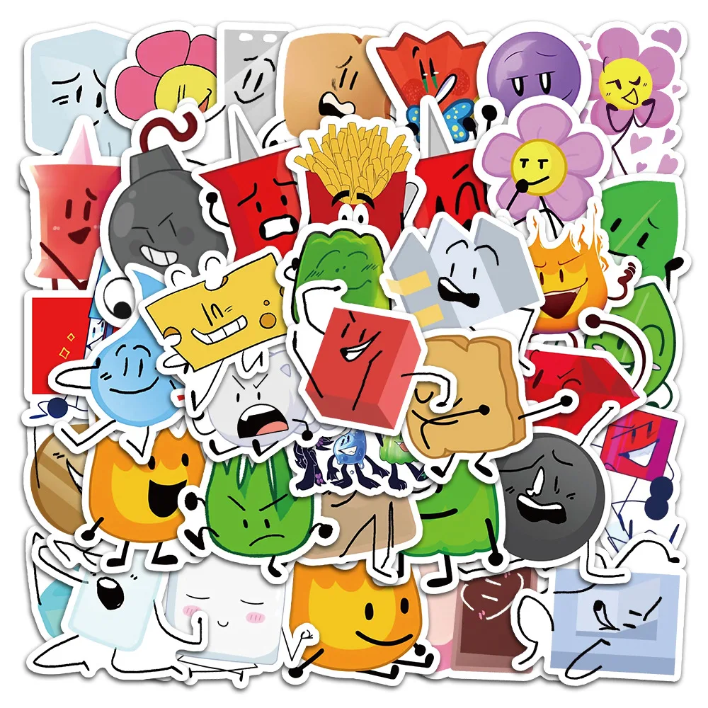 

10/30/52PCS Battle for Dream Island Sticker Cartoon Cute Graffiti Decorative Phone Case Notebook Skateboard Waterproof Decal Toy