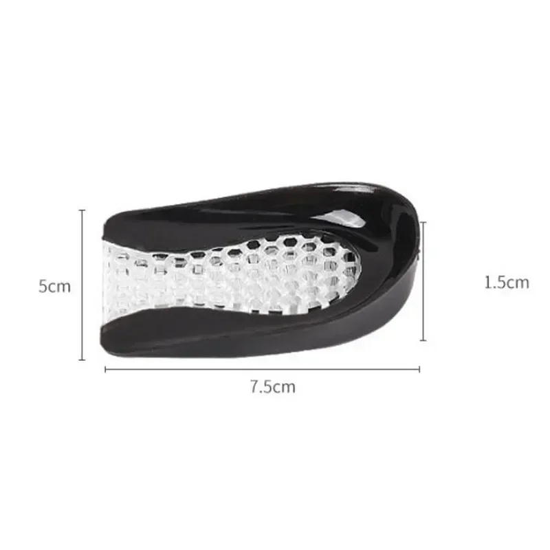 Silicone Gel Heel Pad for Shock Absorption Plantar Fasciitis Pain Relief Foot Care Insert Insole Height Increase Cup Cushion Pad image 4