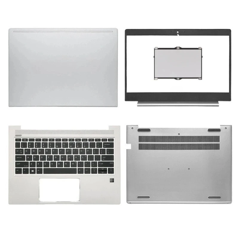 Carcasas nuevas para HP Probook 430 G6 430 G7 Zhan66 13 G2 G3, cubierta trasera LCD, marco frontal, reposamanos, teclado, cubierta inferior plateada