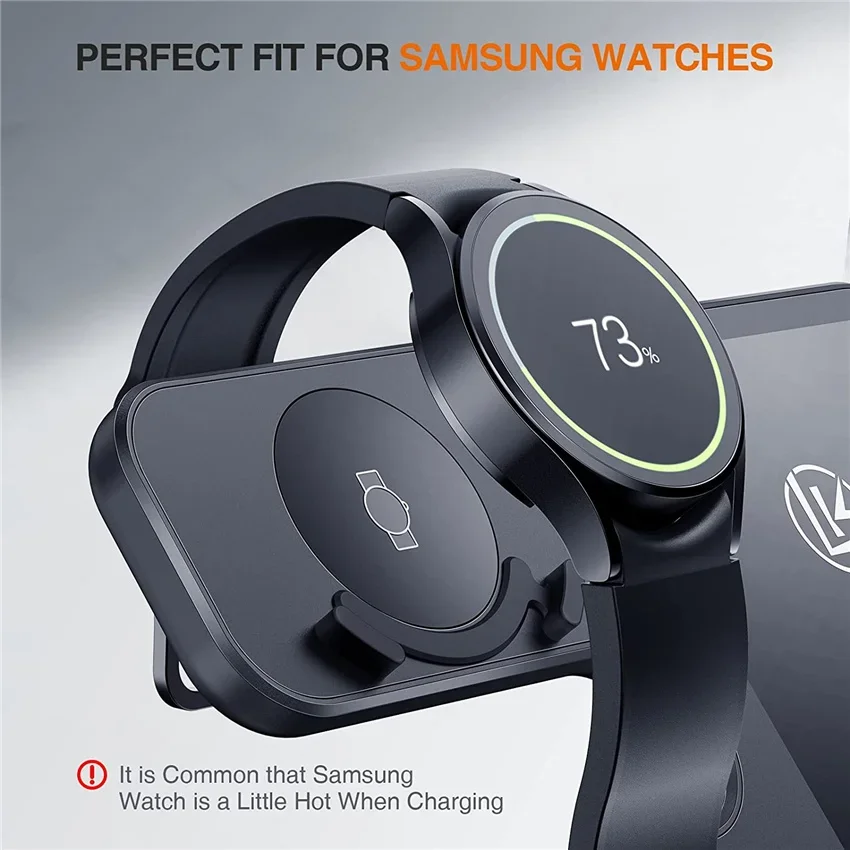 Supporto per caricabatterie Wireless 3 In 1 da 30W Dock Station di ricarica rapida per Samsung Z Fold 3 S21 S20 Galaxy Watch 5 4 3 Active 2 S3 S4 Buds