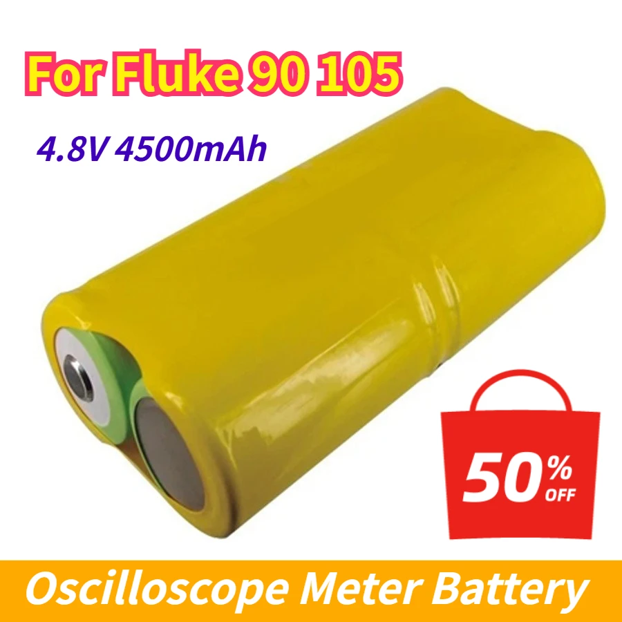 

4.8V 4500mAh Oscilloscope Meter Battery PM9086 for Fluke 90 105