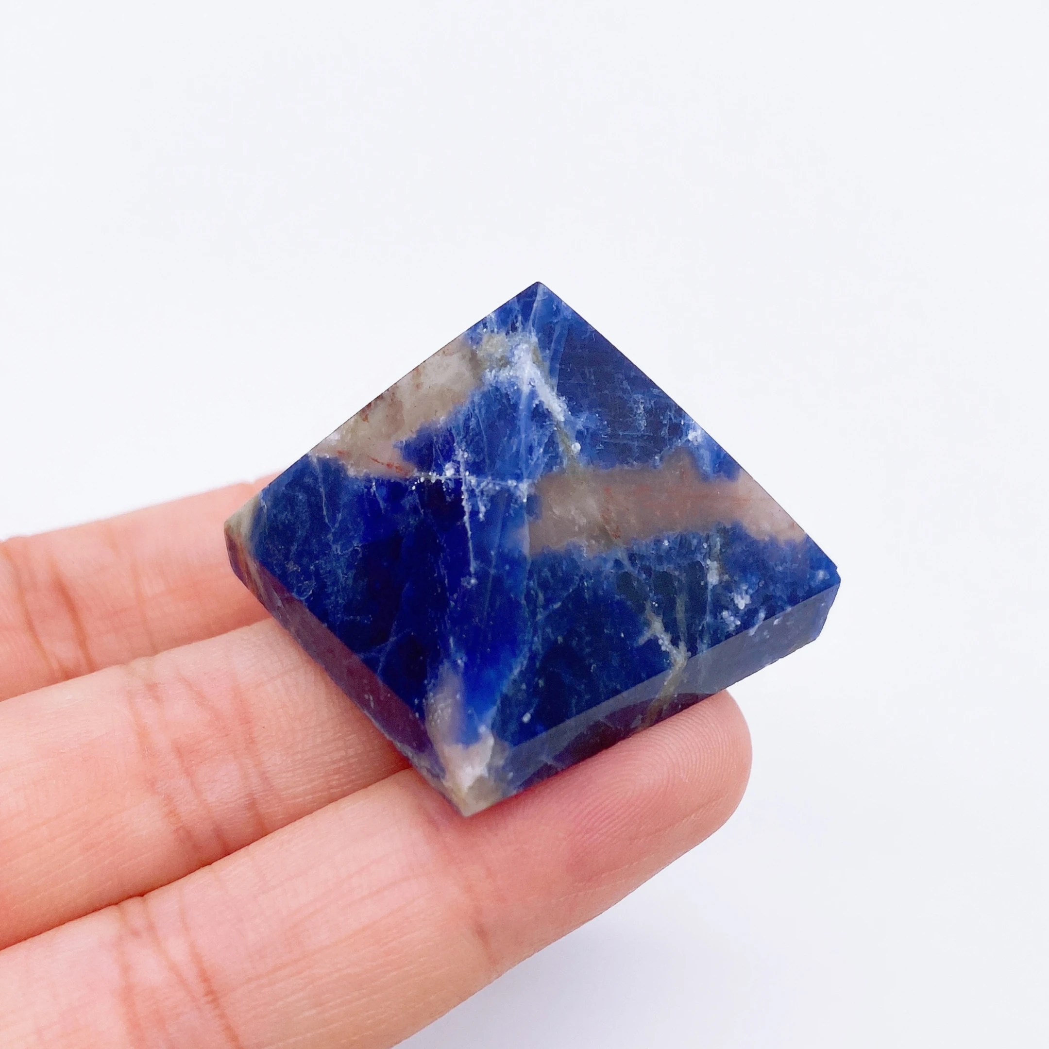 30MM occhio di tigre naturale lapislazzuli pietra Fluorite ossidiana piramide cristallo Chakra Point Tower Witch Energy Healing Home Garden Decor