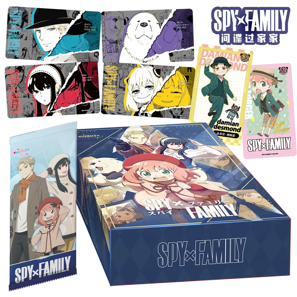 Wholesale SPY×FAMILY Card For Child Popular Comedy Anime Sylvia Sherwood Franky Franklin Limited Game Collection Card Table Toys