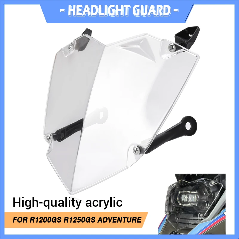 

FOR BMW R1200GS ADVENTURE 2014-2017 Headlight Guard Protection Shield Guard Protector Headlamp Cover R1250GS 2018-2019-2020-2021