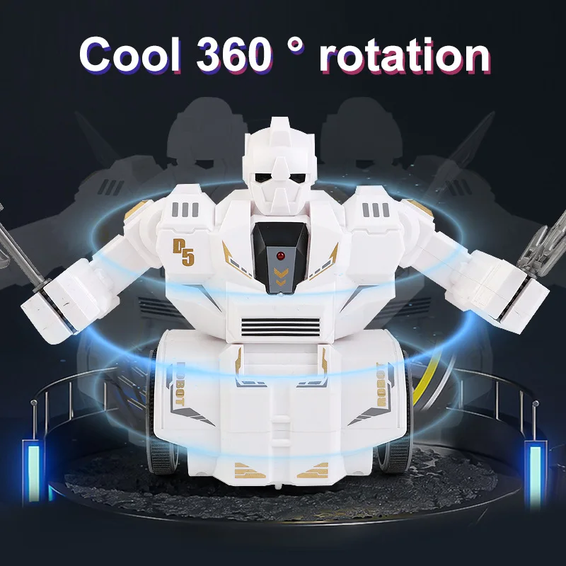 2.4g inteligente batalha robô boxe luta brinquedo rotativo sparring brinquedo de controle remoto das crianças