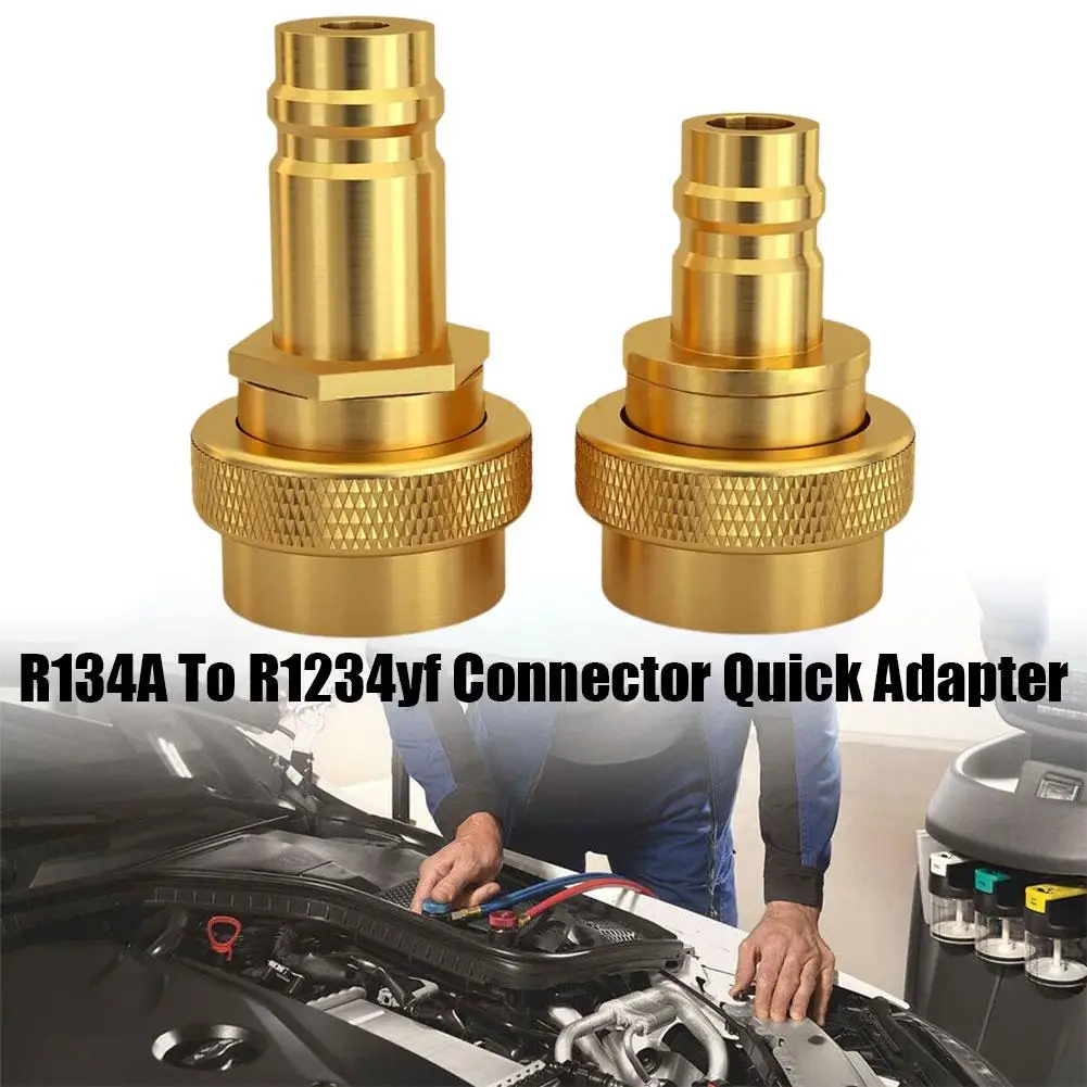 

R134A To R1234yf Connector Quick Adapter Adjustable And System Accessories High Connector Conditioner Refrigerant Side Low V0M7