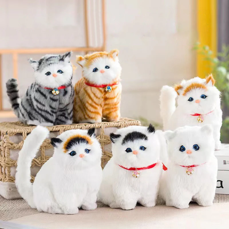 

Забавная и милая мини-игрушка для кошек со звуком; Идеальный подарок для детей, современный домашний декор