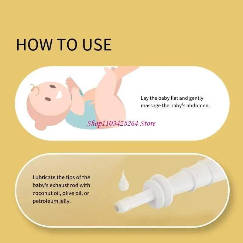 

6 шт. палочки для облегчения детских колик для быстрого комфорта и безопасности дома или в путешествии с использованием мягкого