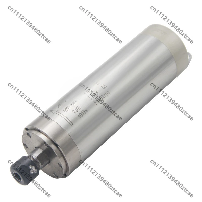 1.5KW ER16 Water Cooled High Speed CNC Spindle Motor For Jade Stone Engraving Machine