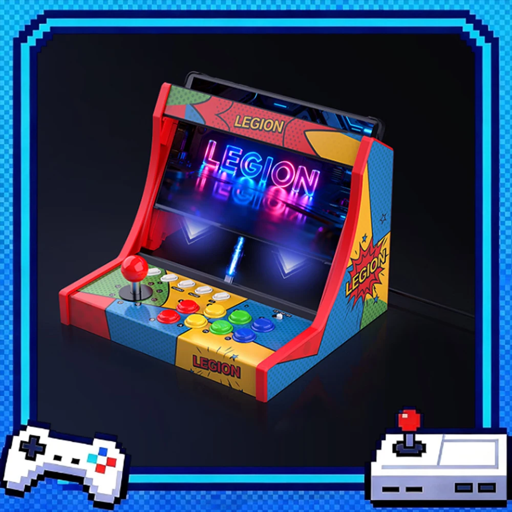 Игровая база Legion Arcade Stick для планшетов Legion Y700 4-го и 5-го поколения, 8-позиционный механический переключатель, функция Turbo, проводные игровые аксессуары