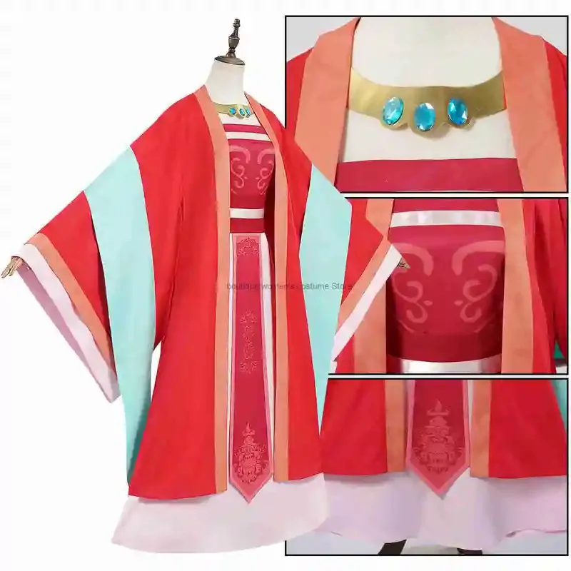 

CyNew 2025 Anime Apothecary Diary Gyokuyou Cosplay Adult Women Hanfu Uniform Full Set Accessories Suits Dress Carnival Prop