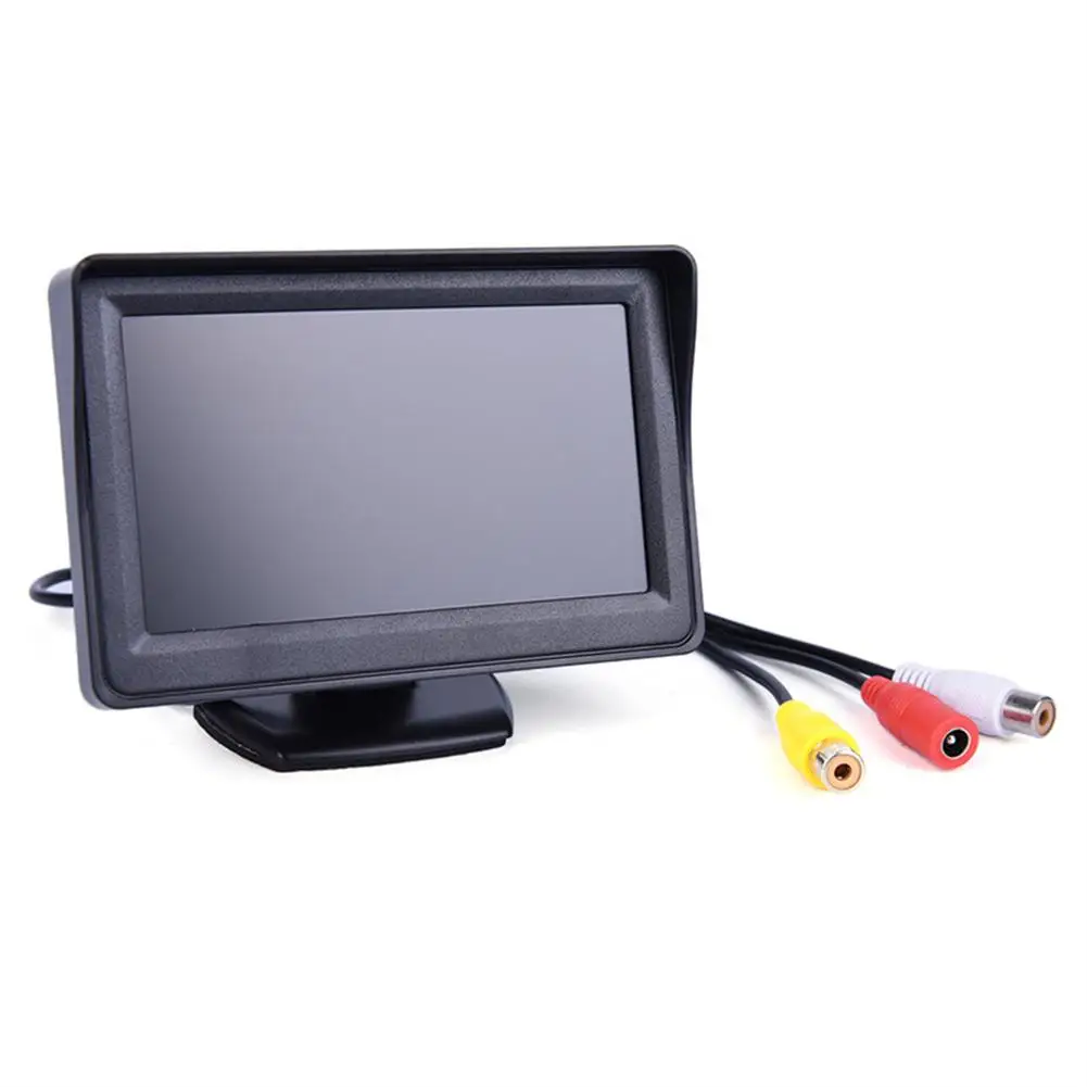 

Hd Car Monitor 4.3-inch Screen Tft Lcd Digital Display Two-way Input Sunshade Monitor For Reverse Camera