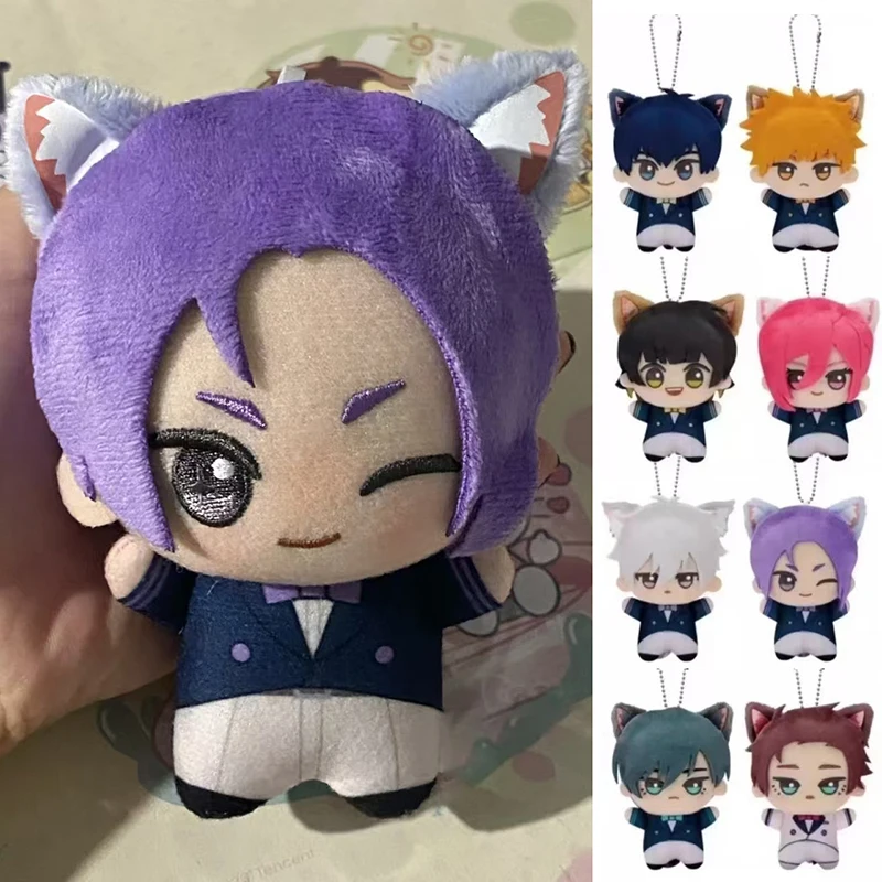 

10cm BLUE LOCK Plush Pendant Toy Soft Stuffed Keychain Doll Plushie Figure Seishiro Nagi Isagi Yoichi Chigiri Christmas Gifts