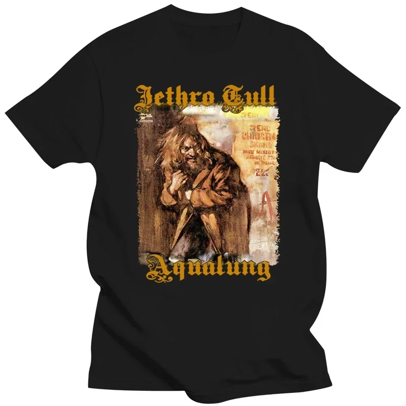 Blaharajuku Streetwear Shirt Menige Olive Brown Jethro Tull Aqualung T Shirt 100 Cotton Sizes S 5Xl  streetwear  harajuku tops