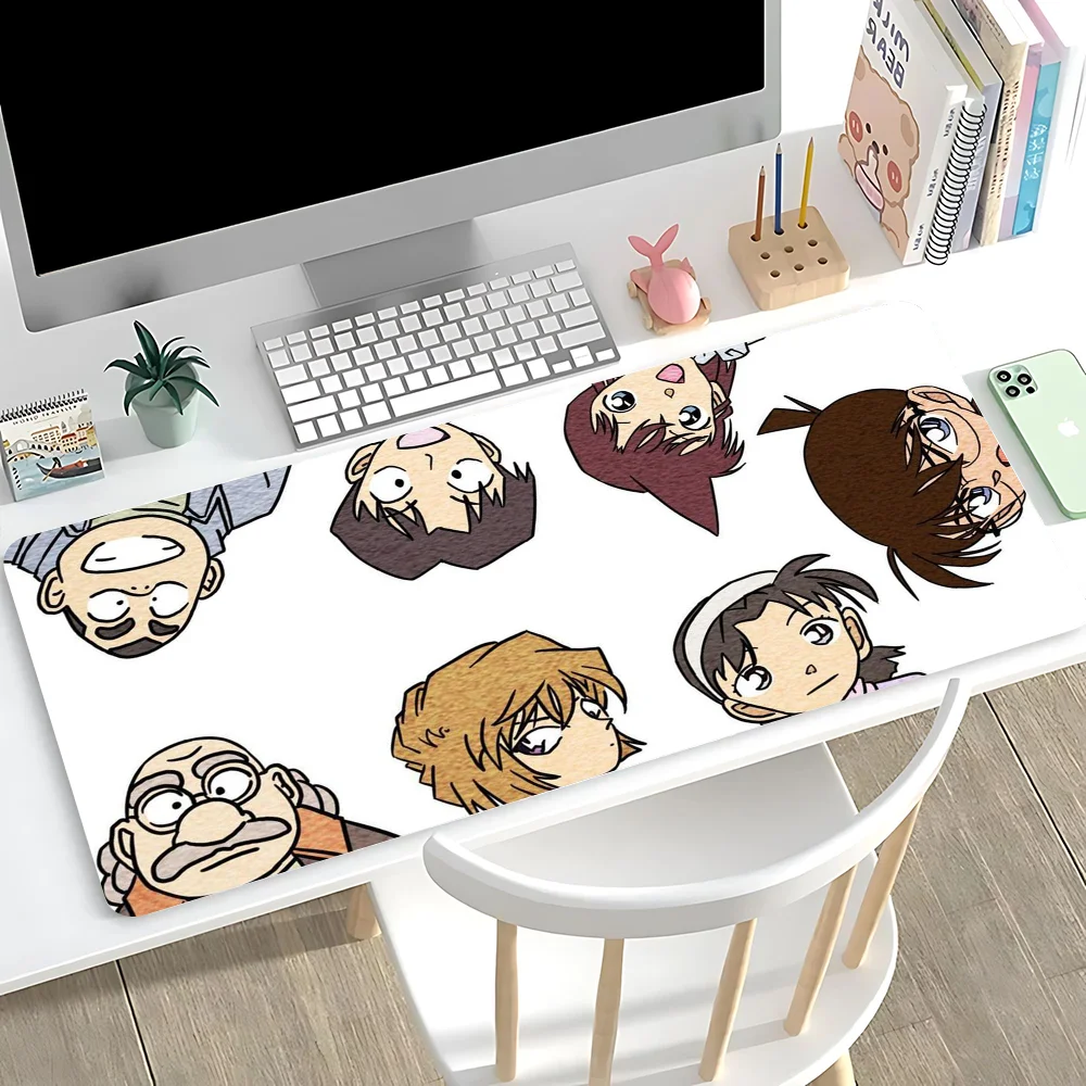 D-Detective Conan Mousepad Mouse Pad Large Computer Gaming Keyboard Rug Mousepad Laptop Gamer Accessories Desk Mat HD Carpet