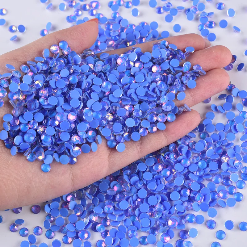 OLeeya Multiple Mocha Colors Glass Flatback Non Hotfix Rhinestones Nail Art Rhinestone Crystals For DIY Decorations