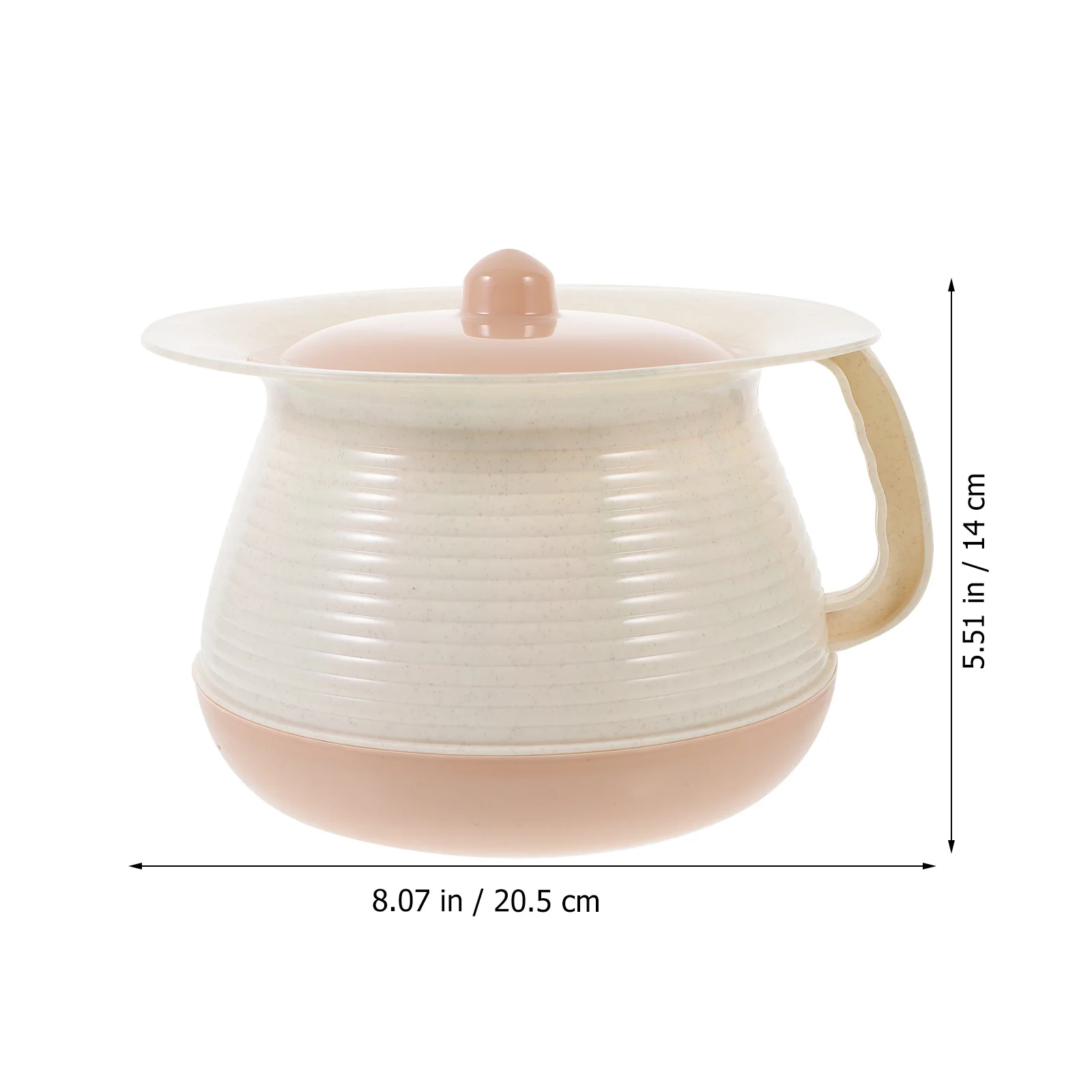 Urine Bucket Reusable Plastic Portable Chamber Pot With Lid For Bedside Home Travel Elderly Pregnant Women Use