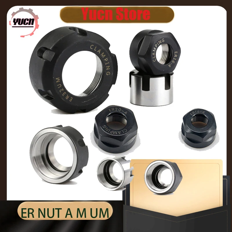 CNC ER OzNut Collet Porca Er8 ER11 ER16 ER20 ER25 ER40 Er32 Um/M/A Nut Sk10 Sk06 Ger16 Ger20 Oz20 Isoer16ms Oz25