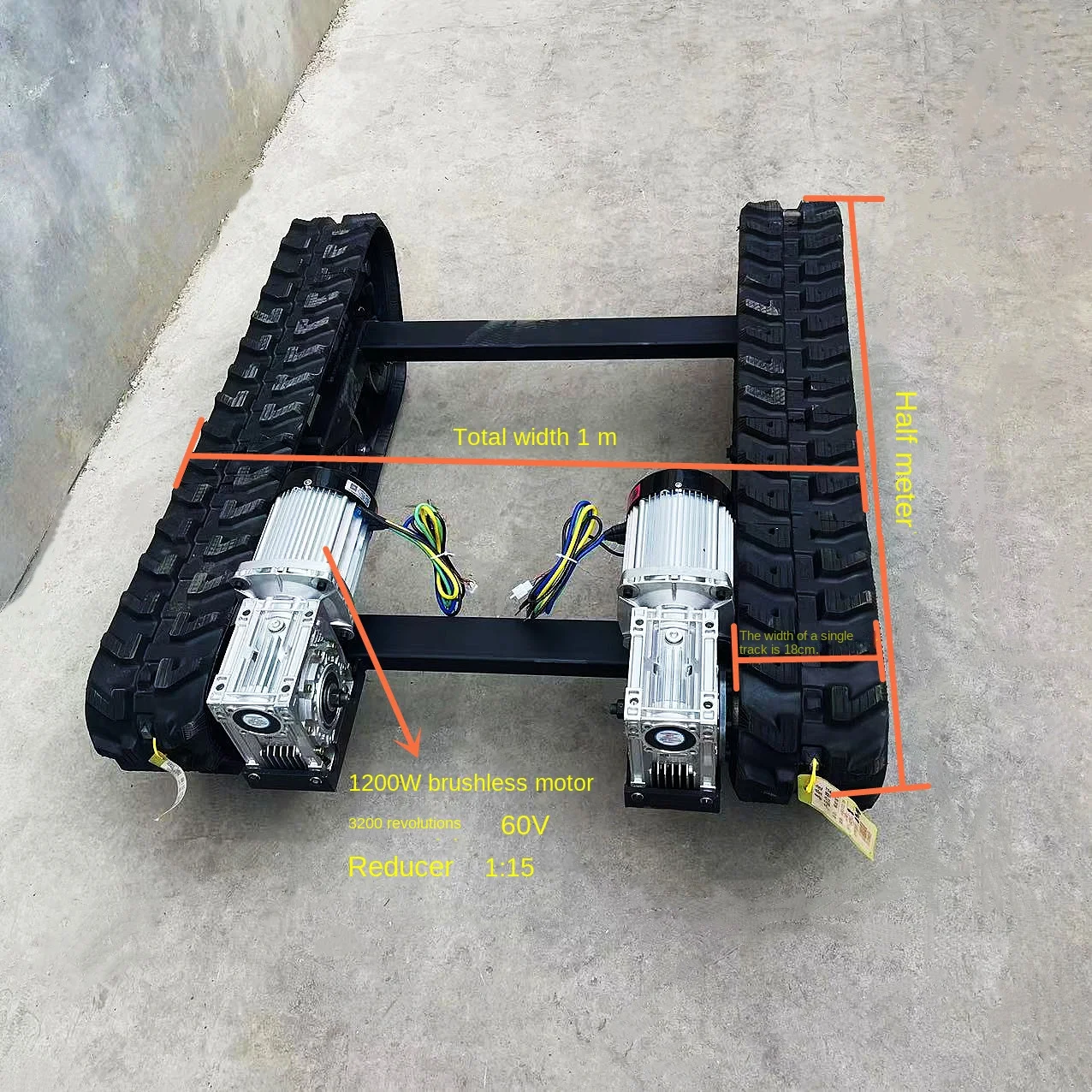 Dual Motor Drive Remote Control Type Tracked Carrier Ivy All Terrain Climbing off-Road Remote Control Car