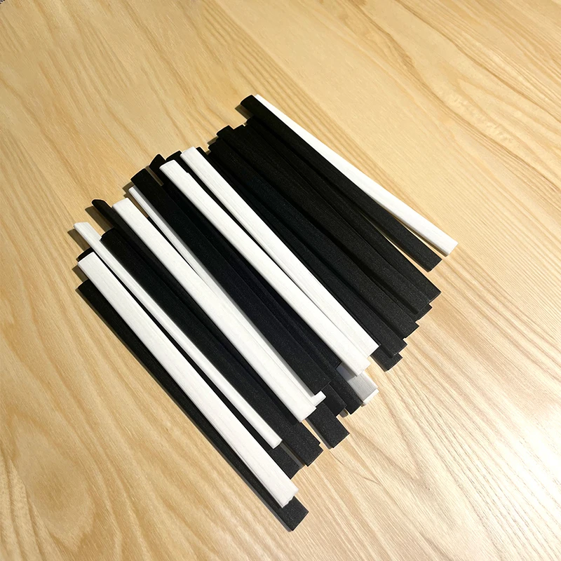 10pcs 14x200mm Reed Diffuser Flat Fibre Reed Sticks Air Freshener Aroma Diffuser Reed Sticks Home Essential Oil Refill Sticks