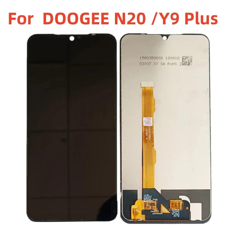 6.3 Inch Original For DOOGEE N20 LCD Display+Touch Screen Digitizer Assembly Replacement Waterdrop For Doogee Y9 Plus LCD