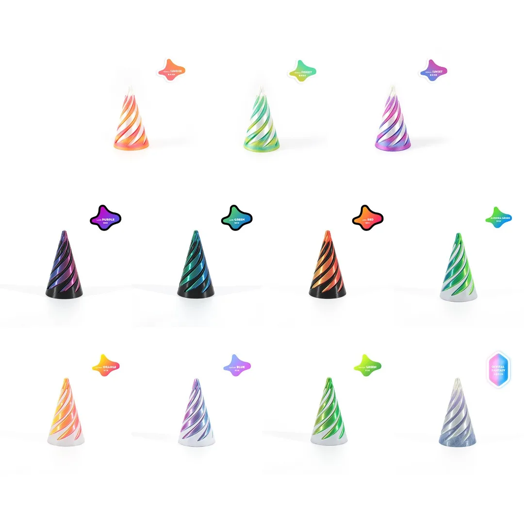 

NEW 3D Printed Helix Screw Rotating Toys Stress Reducing Tool Pyramid Passthrough Sculpture Spiral Cone Ornaments Home Toys NEW