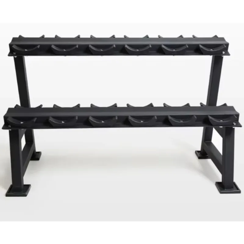 2-Tier Dumbbell Storage Rack Suitable For Round Head And Hex Dumbbells Solid Build For Gym Fitness Equipment Best Choice